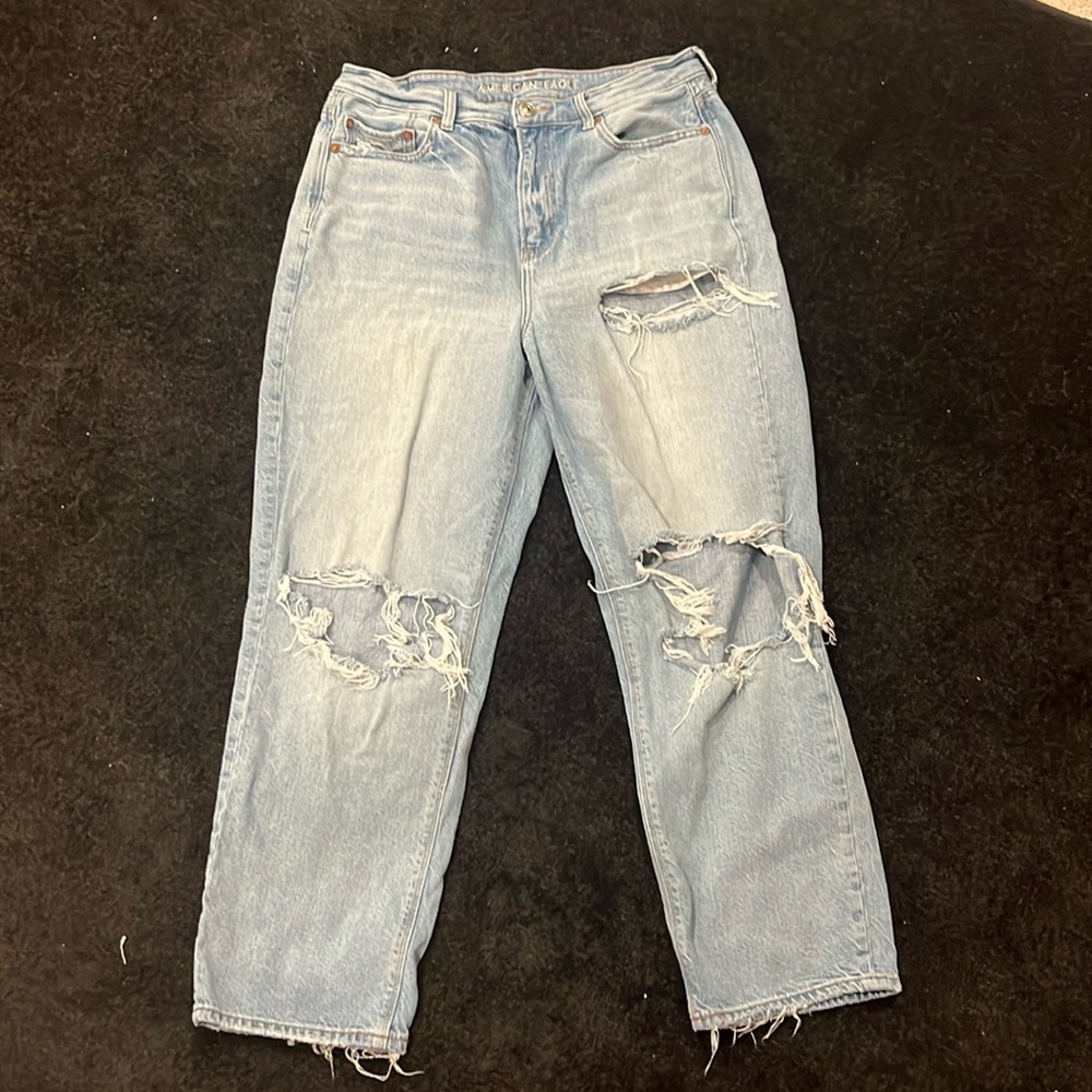 American eagle jeans highest rise 90s boyfriend